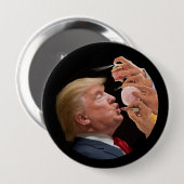 jongen Trump Ronde Button 4,0 Cm (Voorkant /achterkant)