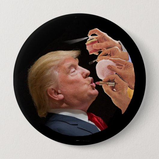 jongen Trump Ronde Button 4,0 Cm (Voorkant)