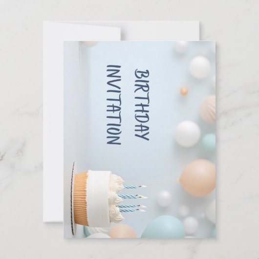 Jongen tweeling 1e verjaardag uitnodigingen (Achterkant)