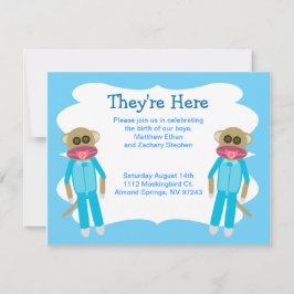 Jongen Twins Douche of Aankondiging