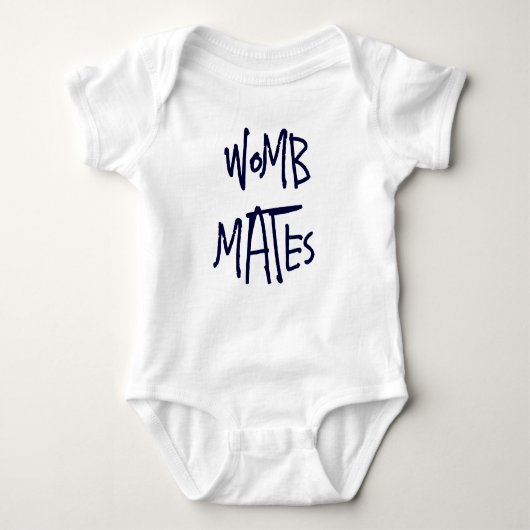 Jongen Twins - WOMB MATES Romper (Voorkant)