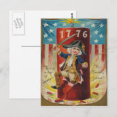 Jongen Uniform Fireworks Firecracker Explosion Briefkaart (Voorkant / Achterkant)
