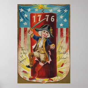 Jongen Uniform Fireworks Firecracker Explosion Poster