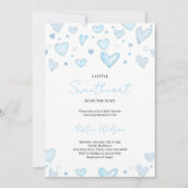 Jongen Valentijns Baby Shower Kaart (Voorkant)