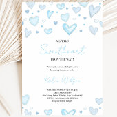 Jongen Valentijns Baby Shower Kaart