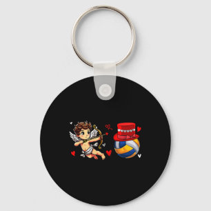 Jongen Valentijnsdag Volleybal Kleding Speler Sleutelhanger