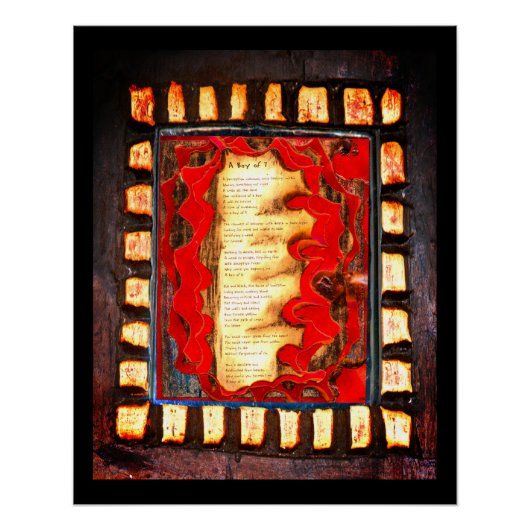 Jongen van 7 poster (Voorkant)
