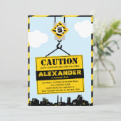 Jongen van de Partij van de Gevangenis van de Bouw Kaart (Staand voorkant)