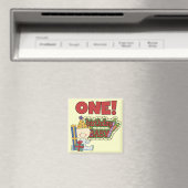 Jongen Verjaardag Baby 1e Verjaardag Tshirts en ge Magneet (Insitu (Vaatwasser))