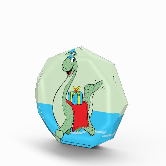 Jongen, Verjaardag Dinosaurus Fotoblokken (Rechts)