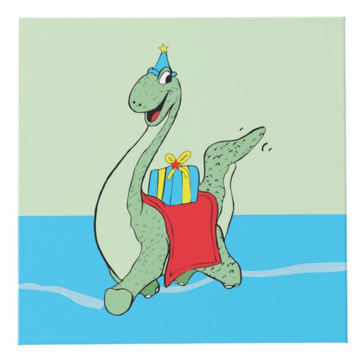 Jongen, Verjaardag Dinosaurus Kubus (Voorkant)