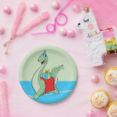 Jongen, Verjaardag Dinosaurus Papieren Bordje (Feest)