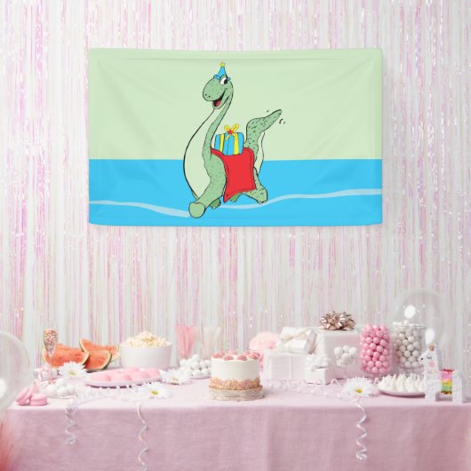 Jongen, Verjaardag Dinosaurus Spandoek (Feest)