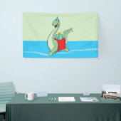 Jongen, Verjaardag Dinosaurus Spandoek (Beurs)