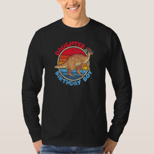 Jongen Verjaardag I Dochter I Parasaurolophus I Fa T-shirt