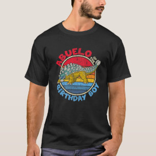 Jongen verjaardag ik Abuelo I Ankylosaurus I Famil T-shirt