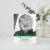 Jongen Verjaardag Party Fotouitnodigingen Uitnodiging Briefkaart (Staand voorkant)