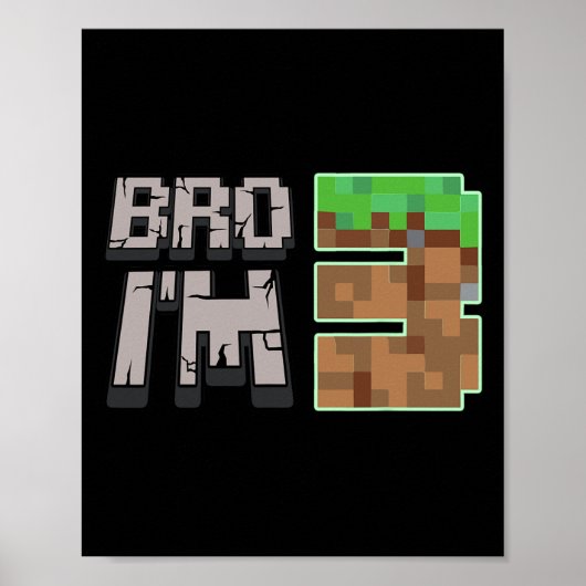 Jongen verjaart 3 jaar poster (Voorkant)