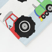 Jongen vervoerspatroon Naam Kinderen Fleece Deken (Hoek)