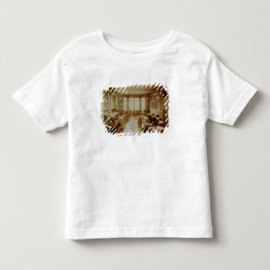 Jongen vinden plaats in het doven en het duiminsti kinder shirts (Voorkant)