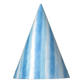 Jongen Vintage Blauwe Kitten Verjaardag Feesthoedjes (Voorkant)