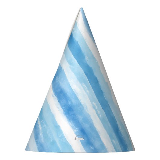 Jongen Vintage Blauwe Kitten Verjaardag Feesthoedjes (Links)