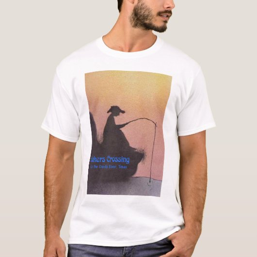 Jongen Vist @ Bakers die op de Devil's rivier krui T-shirt (Voorkant)