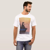 Jongen Vist @ Bakers die op de Devil's rivier krui T-shirt (Voorkant volledig)