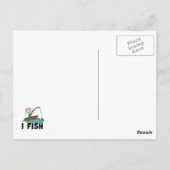 Jongen vist briefkaart (Achterkant)