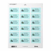 Jongen vist etiket (Full Sheet)
