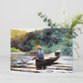 Jongen Vist, kunstwerk van Winslow Homer Kaart (Staand voorkant)