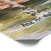 Jongen Vist met Dog Psalm 37:4 Poster (Hoek)