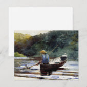 Jongen Vist, mooie kunst van Winslow Homer (Voorkant / Achterkant)