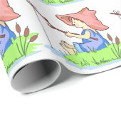Jongen Viste Cadeaupapier (Rol Hoek)