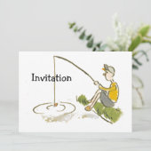 Jongen Viste Kaart (Staand voorkant)