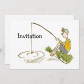 Jongen Viste Kaart (Voorkant / Achterkant)