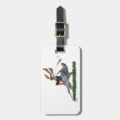 Jongen vliegen op Bagagelabel (Voorkant verticaal)