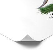 Jongen vliegen op Poster (Hoek)