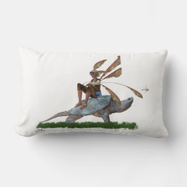 Jongen vliegen op Sierkussen Kussen