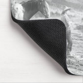 Jongen vliegen vissen. muismat (Hoek)