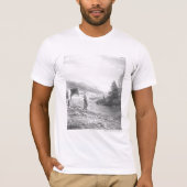 Jongen vliegen vissen. t-shirt (Voorkant)