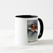 Jongen vliegend Make-Shift-vliegtuig Mok (Voorkant rechts)