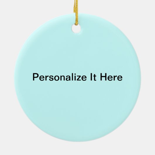 Jongen vliegvliegtuig keramisch ornament (Achterkant)