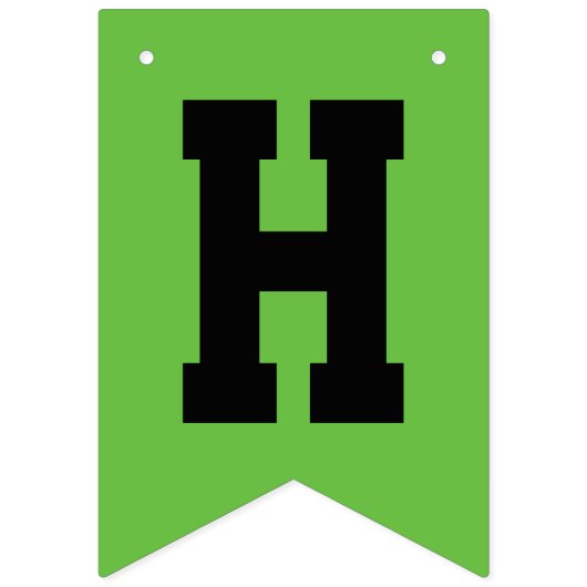 Jongen Voetbal Verjaardagsfeestbanner Vlaggetjes (Tweede vlag)