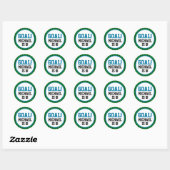 Jongen Voetbal Verjaardagsfeestje Stickers (Vel)