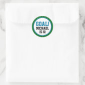 Jongen Voetbal Verjaardagsfeestje Stickers (Tas)