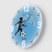 Jongen Voetbalspeler Grote Klok (Hoek)