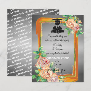 Jongen vriend afstuderen kaart