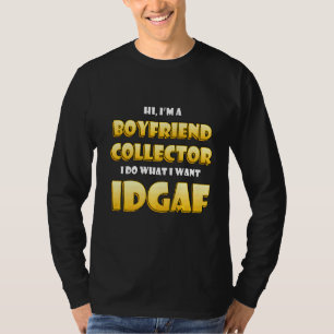 Jongen Vriend Collector Kostuum Van Meisje Vriende T-shirt