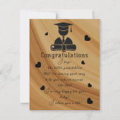 Jongen vriend's Afstuderen Kaart (Voorkant)